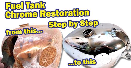 Velocette Venom Tank Restoration