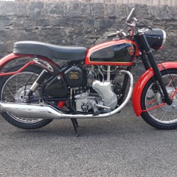 1960 Velocette Viper Nearside view