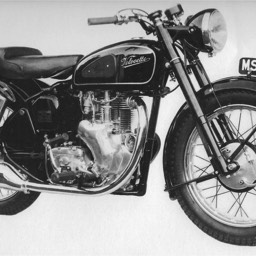 1954 Velocette MSS view