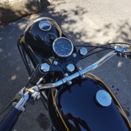 1954 Velocette MSS instrument view