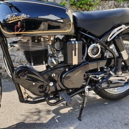 1967 Velocette MSS engine side view 1