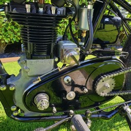 1950 Velocette MAC engine wiew