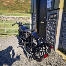 1933 Velocette GTP rear View 4