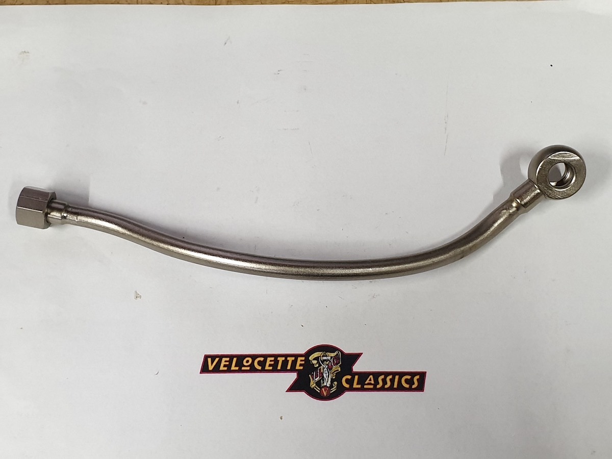 MAS 18/2 Rockerbox oil feed pipe for the following OHV valve models - MSS, Viper, Venom, Thruxton